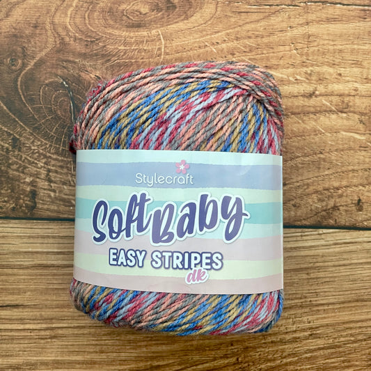 STYLECRAFT SOFT BABY EASY STRIPES DK