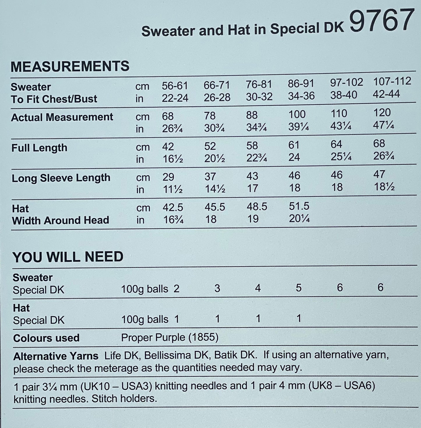 STYLECRAFT DK 9767