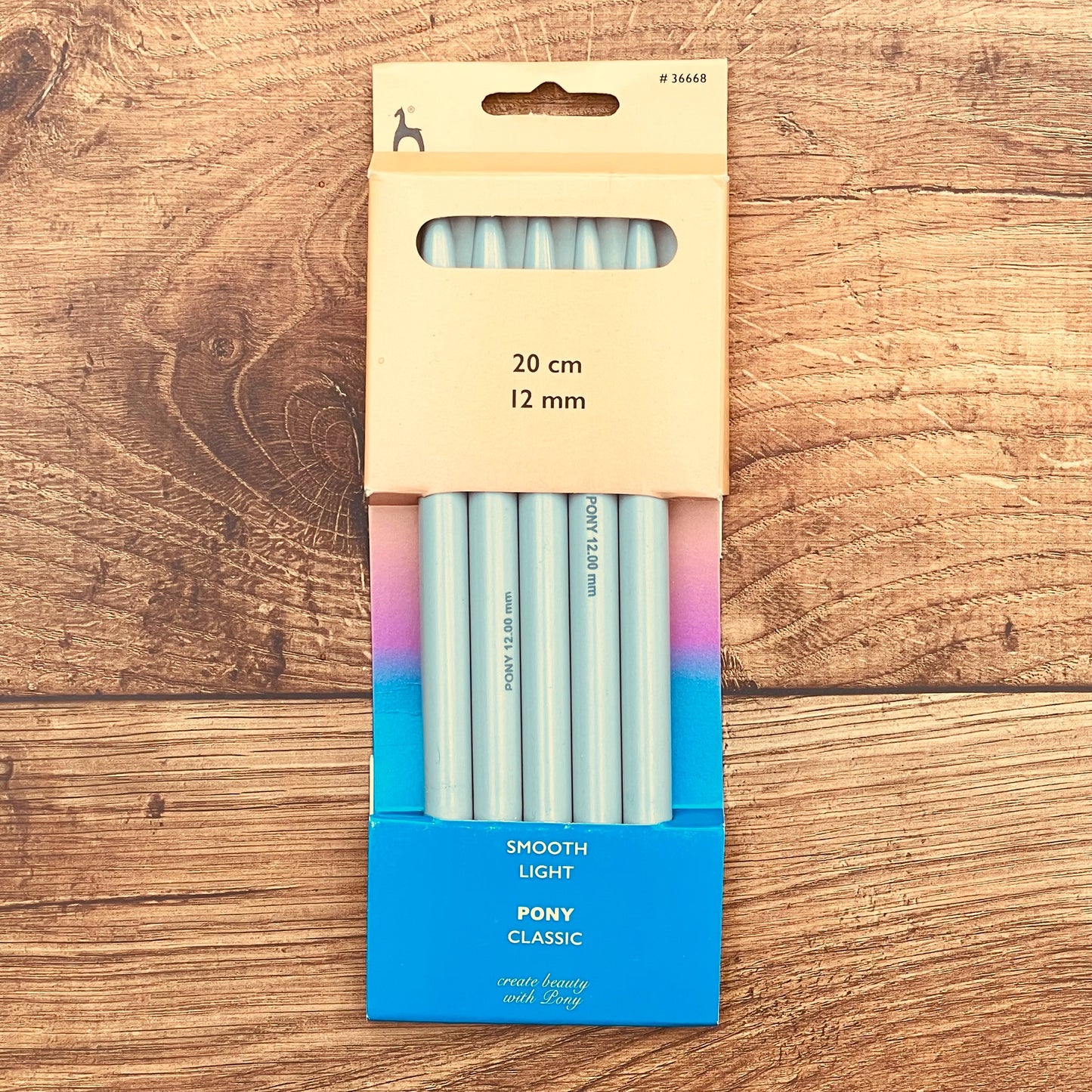 PONY CLASSIC NEEDLES 20CM X 12MM