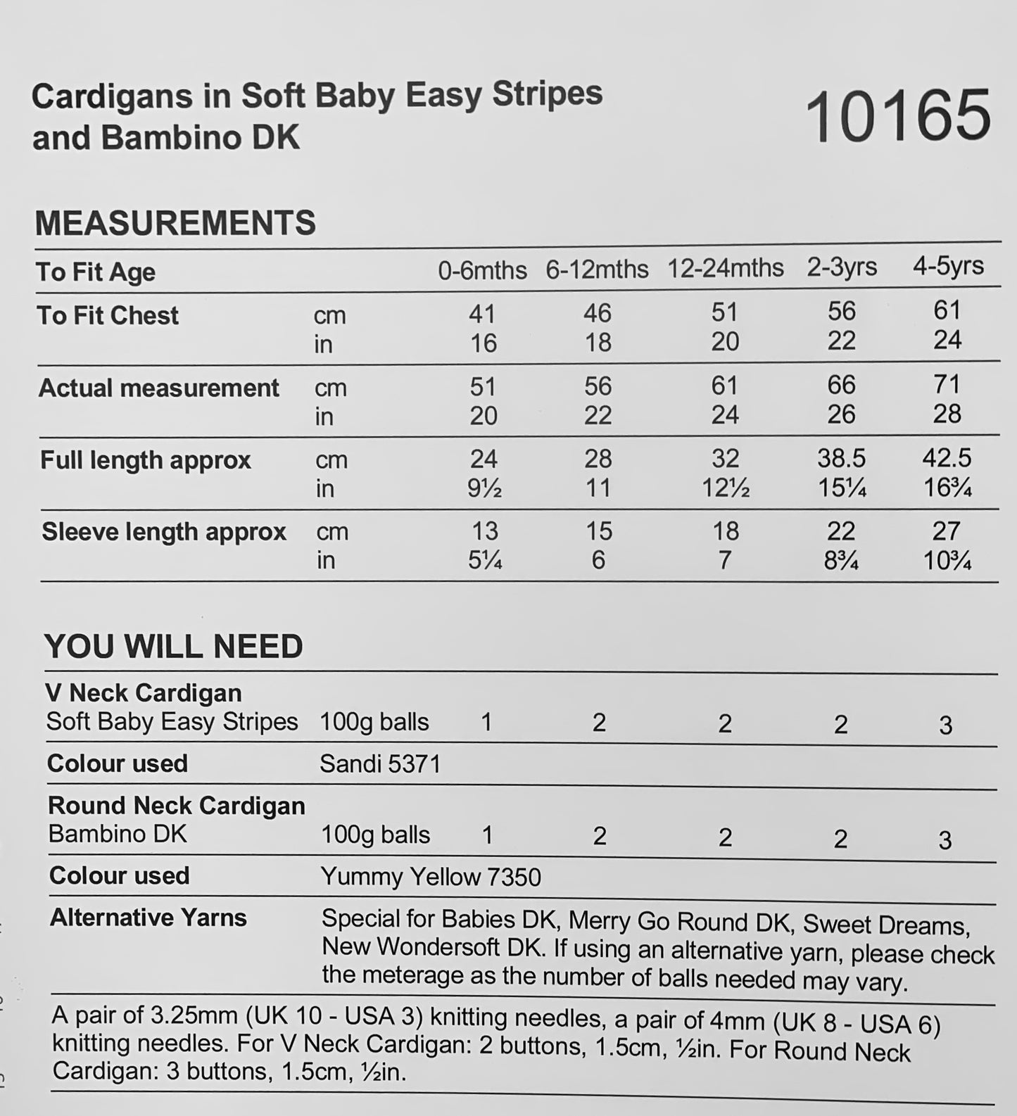 STYLECRAFT DK 10165