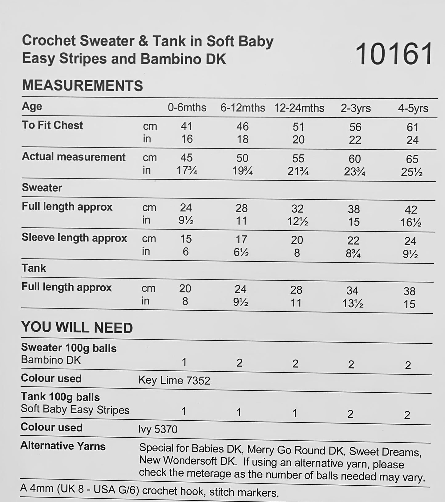 STYLECRAFT DK 10161