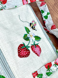 Strawberry and bumble bee bag