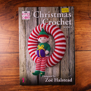 KING COLE  CHRISTMAS CROCHET BOOK 4