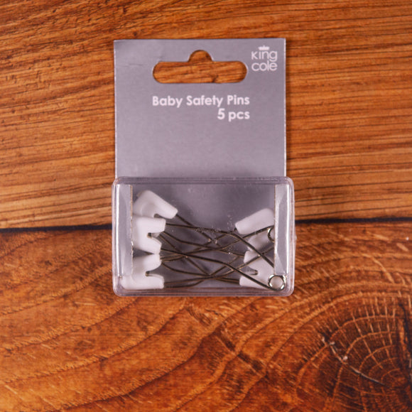 KING COLE BABY SAFETY PINS 5pcs