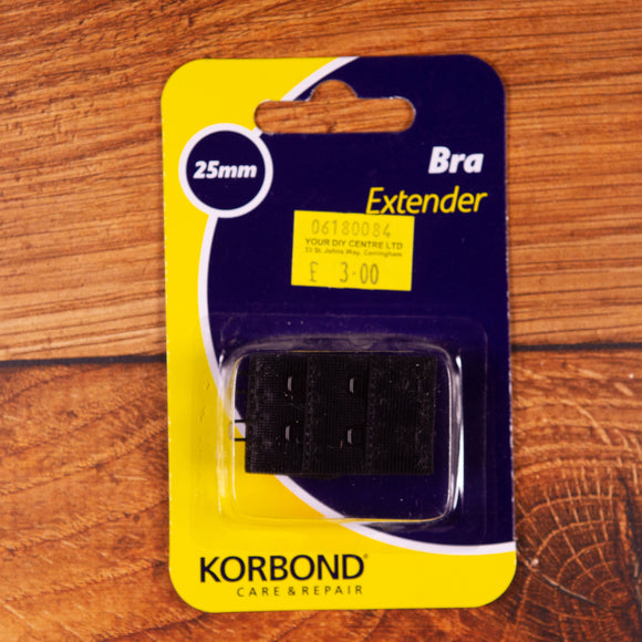 KORBOND 25mm BRA EXTENDER BLACK