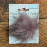 FAUX FUR POM POM's