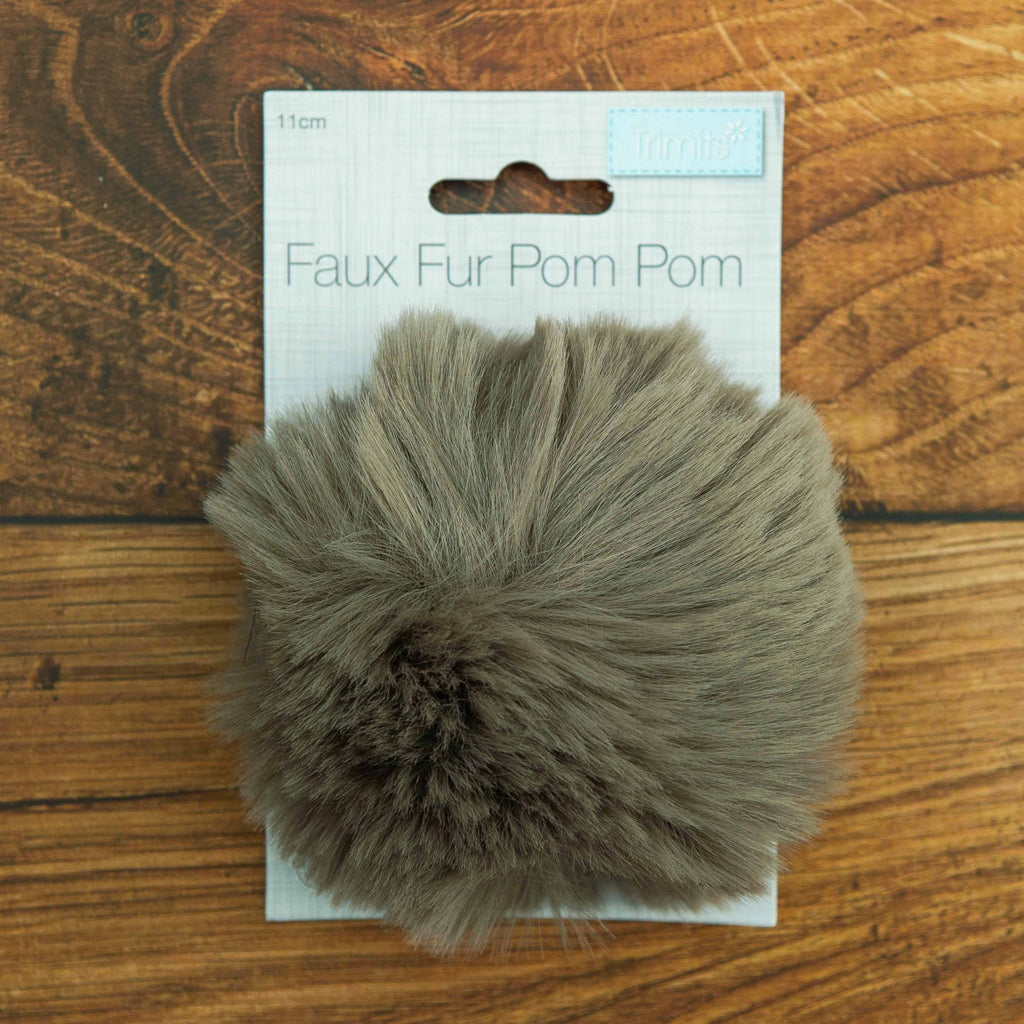 FAUX FUR POM POM's